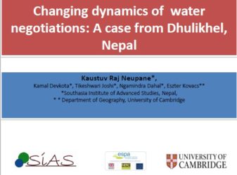 Changing Dynamics of Water